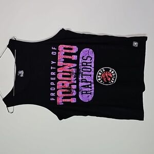 NBA Toronto Raptors large black and purple tank top